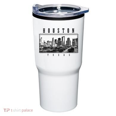 Houston Skyline Texas Pride Vintage Houston Tumbler