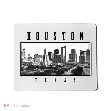 Houston Skyline Texas Pride Vintage Houston Mousepad