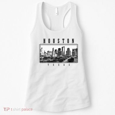 Houston Skyline Texas Pride Vintage Houston Women's Tank Top