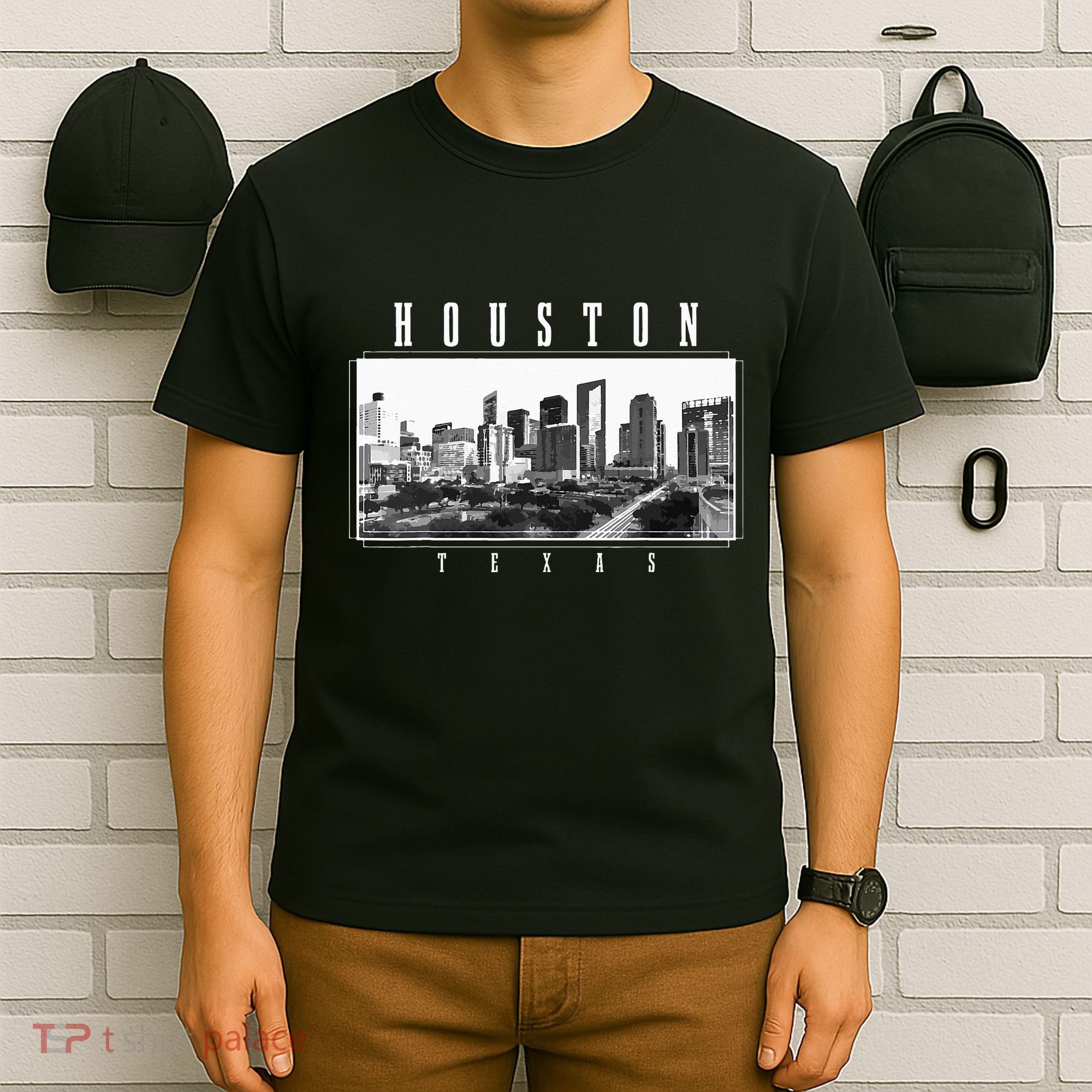 Houston Skyline Texas Pride Vintage Houston T-Shirt