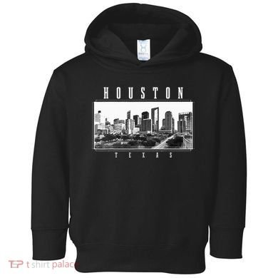 Houston Skyline Texas Pride Vintage Houston Toddler Hoodie