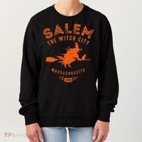 Halloween Salem The Witch City Women's Sweatshirt thumb 0