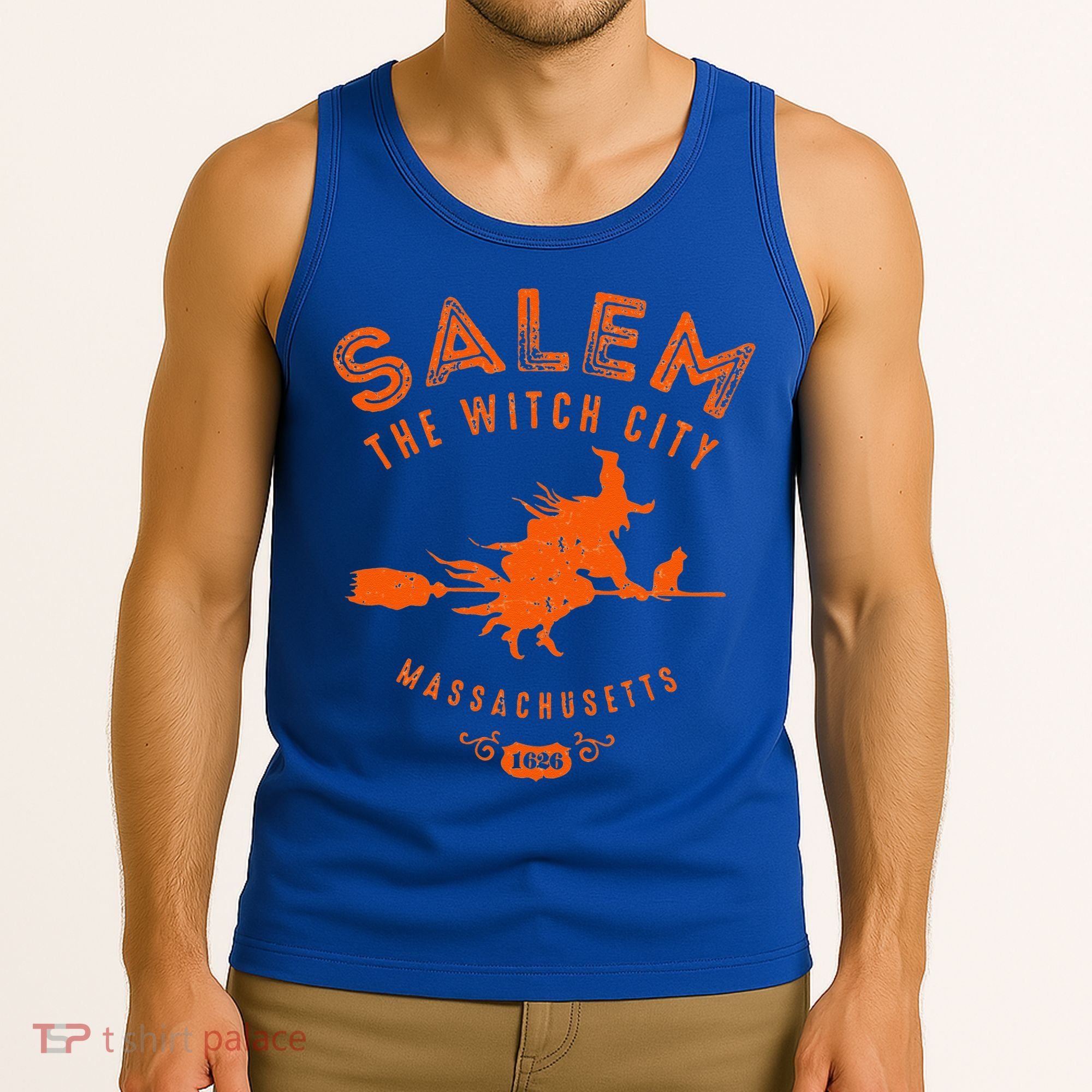 Halloween Salem The Witch City Tank Top