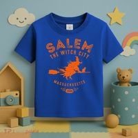 Halloween Salem The Witch City Toddler T-Shirt thumb 3