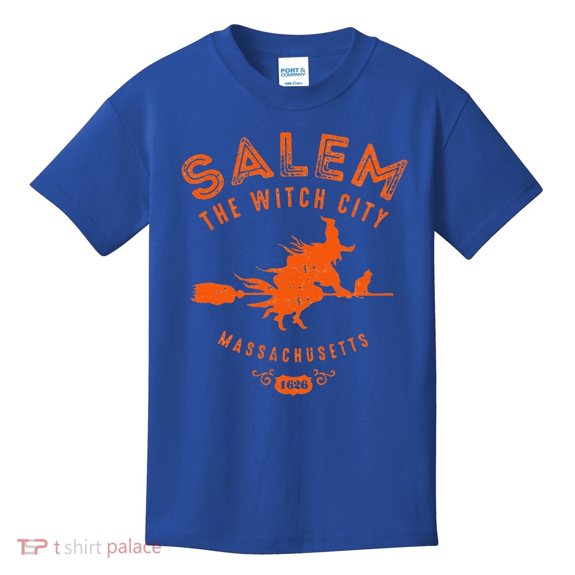 Halloween Salem The Witch City Kids T-Shirt