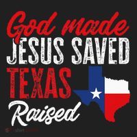 Home State Texas Pride God Made Jesus Saved Texas Raised Hat thumb 2