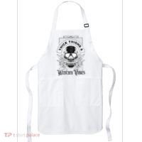 Halloween Skull Tarot Card Thick Thighs And Witchy Vibes Gift Apron thumb 0