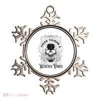 Halloween Skull Tarot Card Thick Thighs And Witchy Vibes Gift Ornament thumb 0