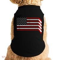 Hockey Stick USA American Flag Doggie Tank thumb 0