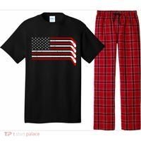 Hockey Stick USA American Flag Pajama Set thumb 0