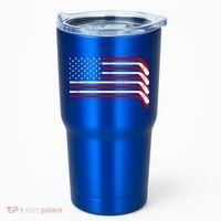 Hockey Stick USA American Flag Tumbler thumb 0