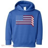 Hockey Stick USA American Flag Toddler Hoodie thumb 0