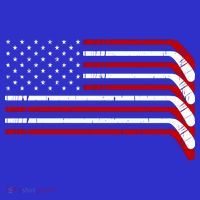 Hockey Stick USA American Flag Women's T-Shirt thumb 6