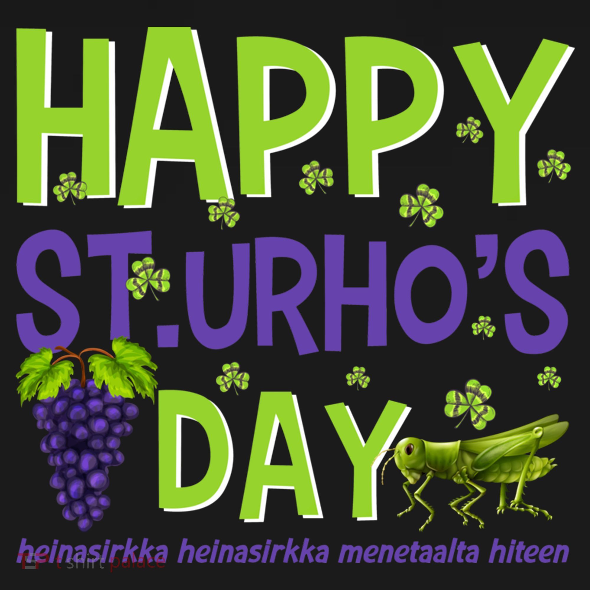 Happy St Urho's Day Funny Cool Gift Bucket Hat