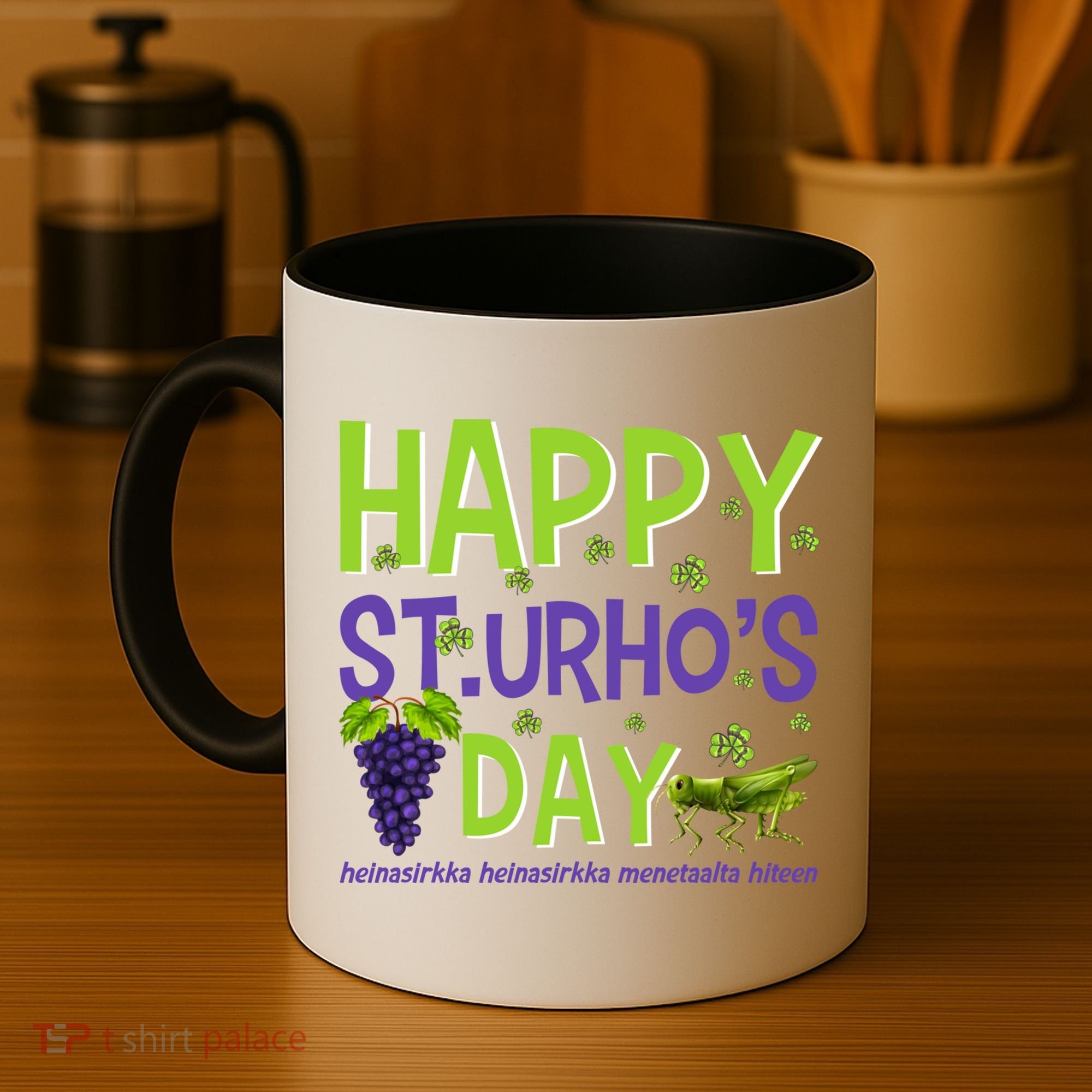 Happy St Urho's Day Funny Cool Gift Coffee Mug