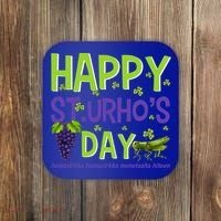 Happy St Urho's Day Funny Cool Gift Coaster thumb 0
