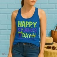 Happy St Urho's Day Funny Cool Gift Women's Tank Top thumb 2