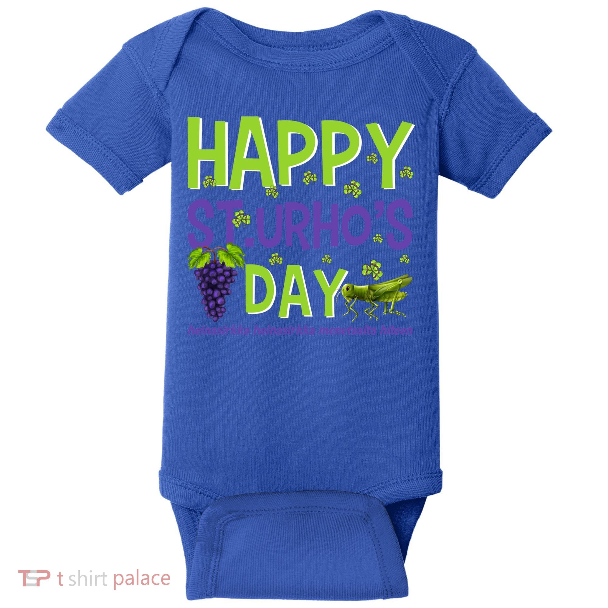 Happy St Urho's Day Funny Cool Gift Baby Bodysuit