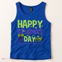 Happy St Urho's Day Funny Cool Gift Tank Top thumb 2