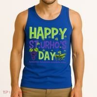 Happy St Urho's Day Funny Cool Gift Tank Top thumb 3