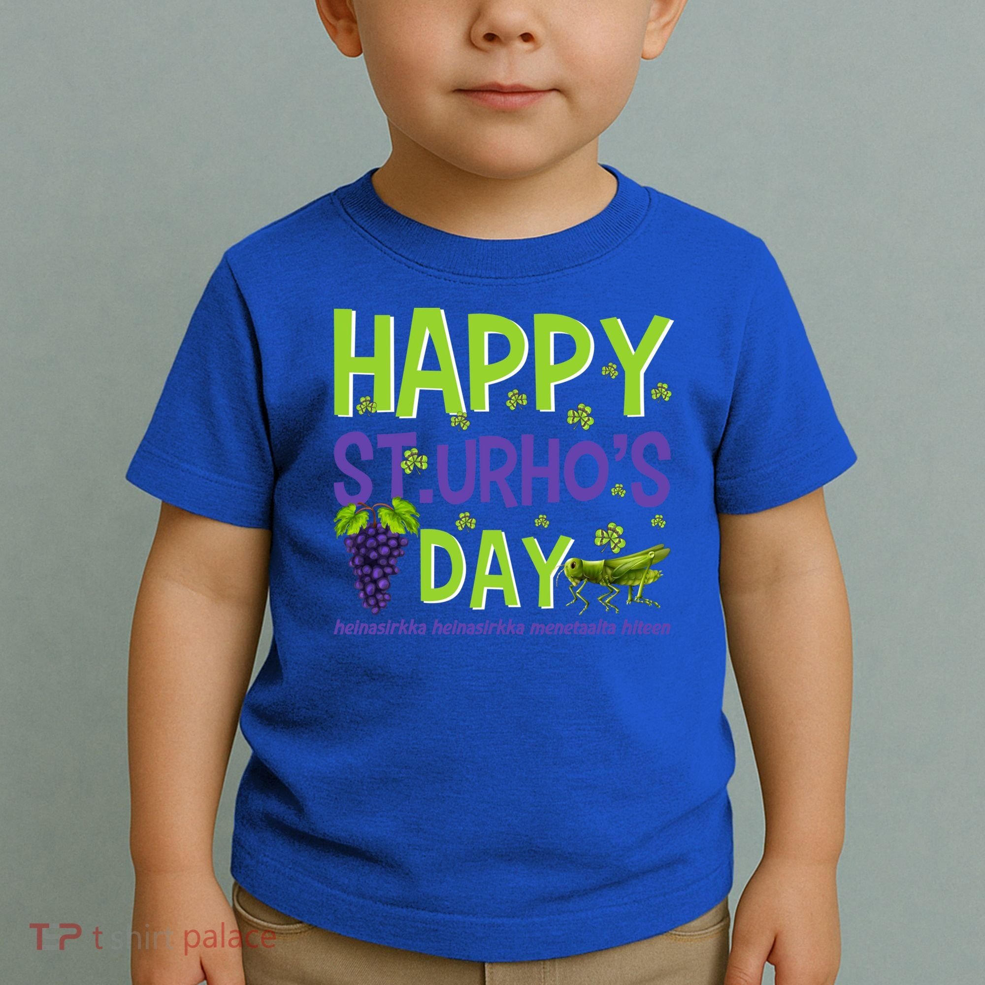 Happy St Urho's Day Funny Cool Gift Toddler T-Shirt