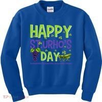 Happy St Urho's Day Funny Cool Gift Kids Sweatshirt thumb 0