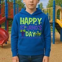 Happy St Urho's Day Funny Cool Gift Kids Hoodie thumb 2