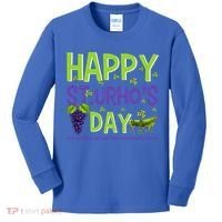 Happy St Urho's Day Funny Cool Gift Kids Long Sleeve Shirt thumb 0