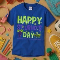 Happy St Urho's Day Funny Cool Gift Kids T-Shirt thumb 3
