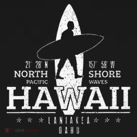 Hawaii Surfing Uaho Beach North Shore Surf Surfer Gift Apron thumb 3