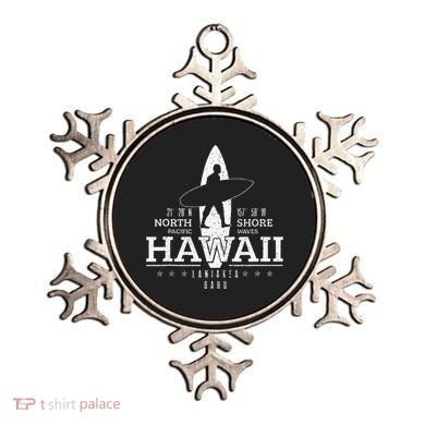 Hawaii Surfing Uaho Beach North Shore Surf Surfer Gift Ornament