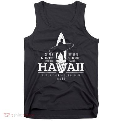 Hawaii Surfing Uaho Beach North Shore Surf Surfer Gift Tank Top