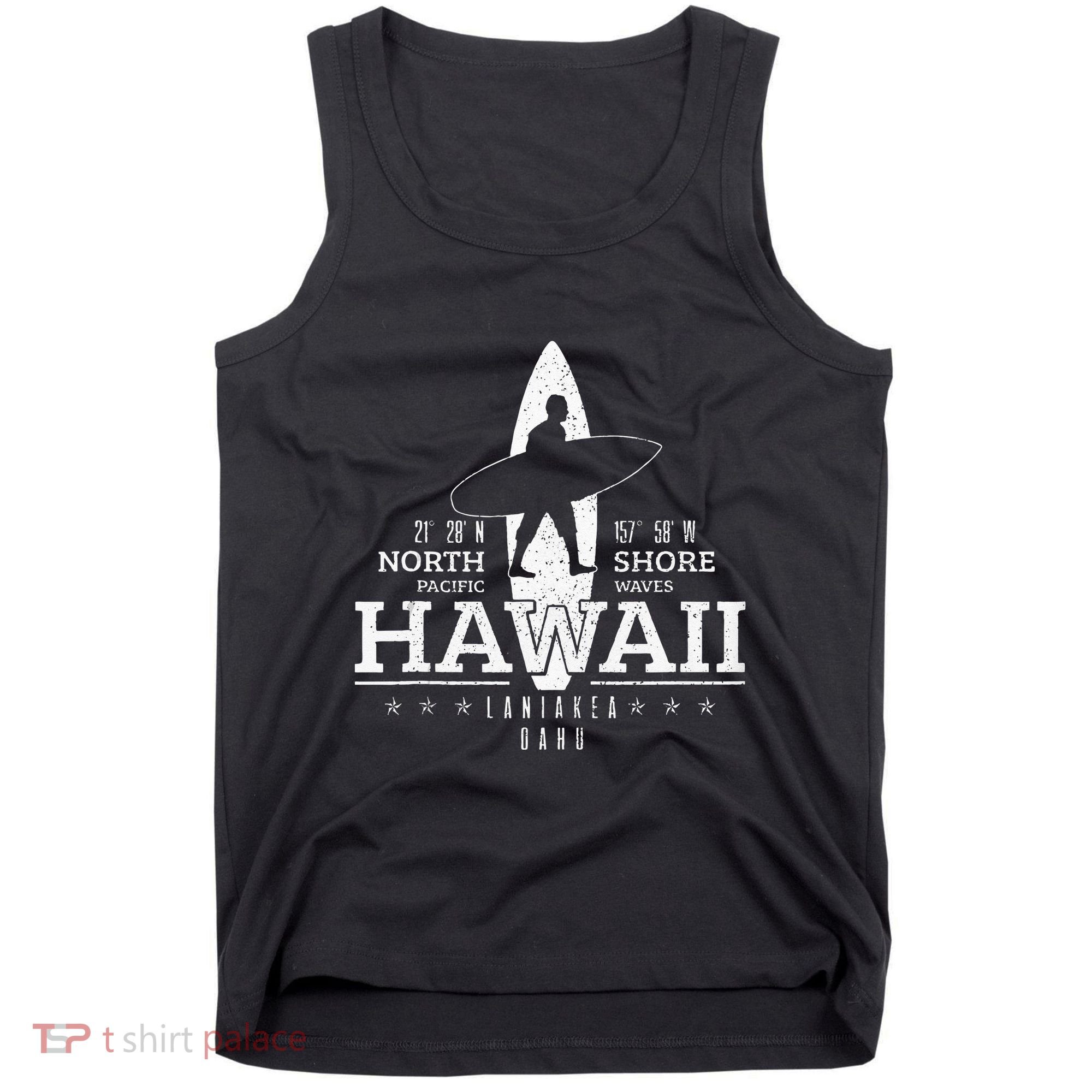 Hawaii Surfing Uaho Beach North Shore Surf Surfer Gift Tank Top