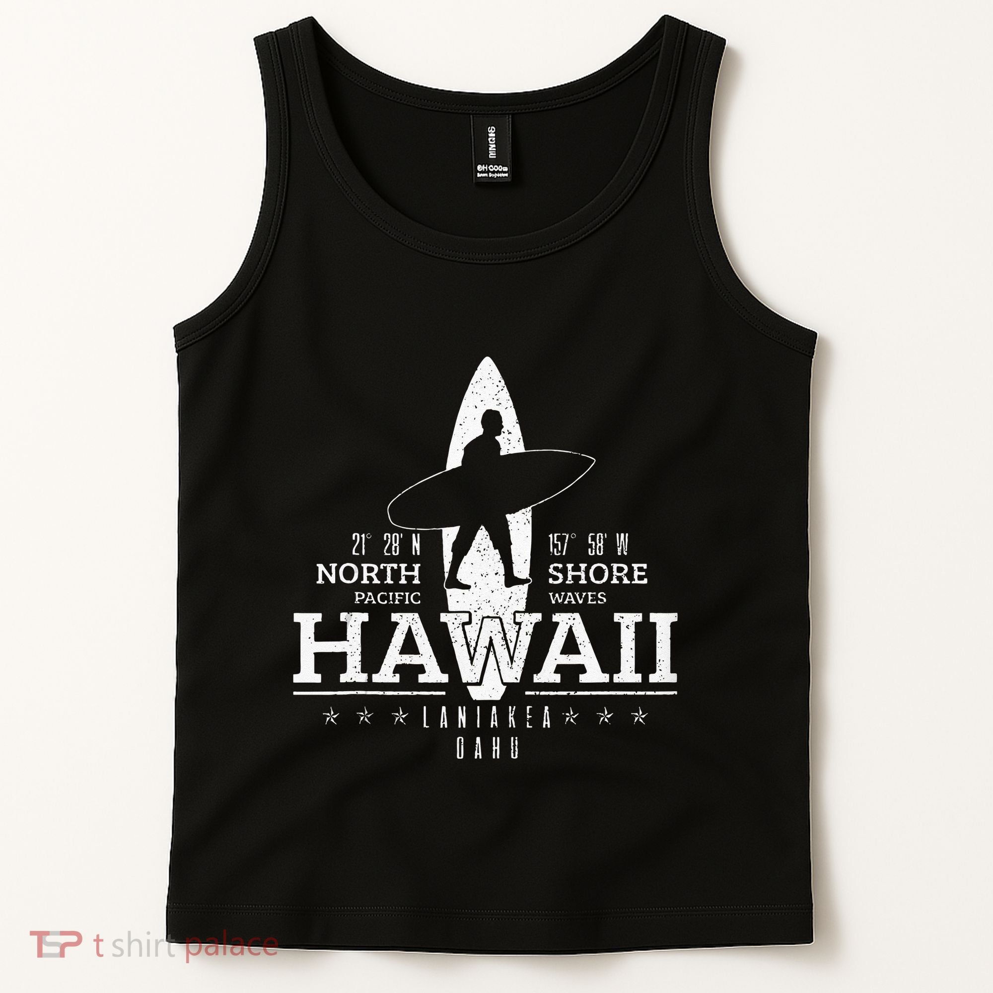 Hawaii Surfing Uaho Beach North Shore Surf Surfer Gift Tank Top