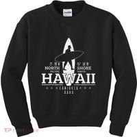 Hawaii Surfing Uaho Beach North Shore Surf Surfer Gift Kids Sweatshirt thumb 0