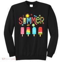 Hello Summer Vacation Ice Cream Popsicle Ice Lolly Gifts (1) Sweatshirt thumb 0