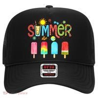 Hello Summer Vacation Ice Cream Popsicle Ice Lolly Gifts (1) Hat thumb 0