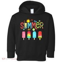 Hello Summer Vacation Ice Cream Popsicle Ice Lolly Gifts (1) Toddler Hoodie thumb 0