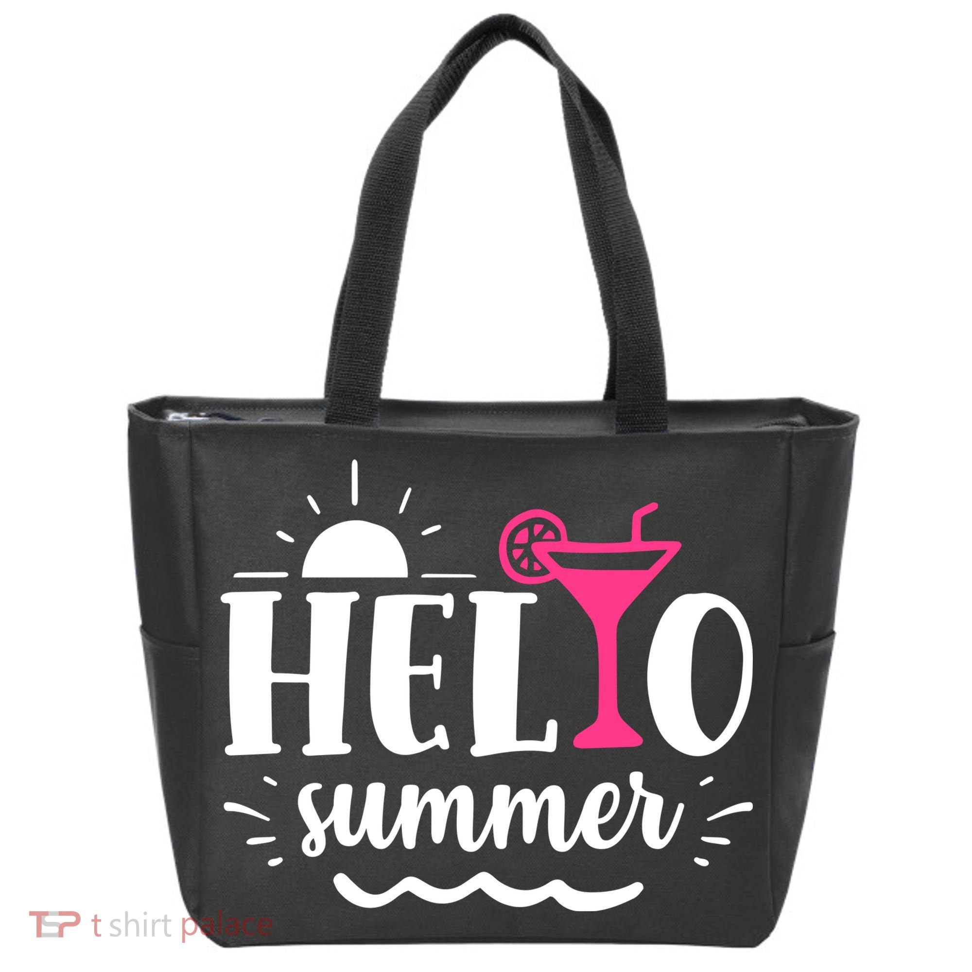 Hello Summer Vacation Fun Tote Bag