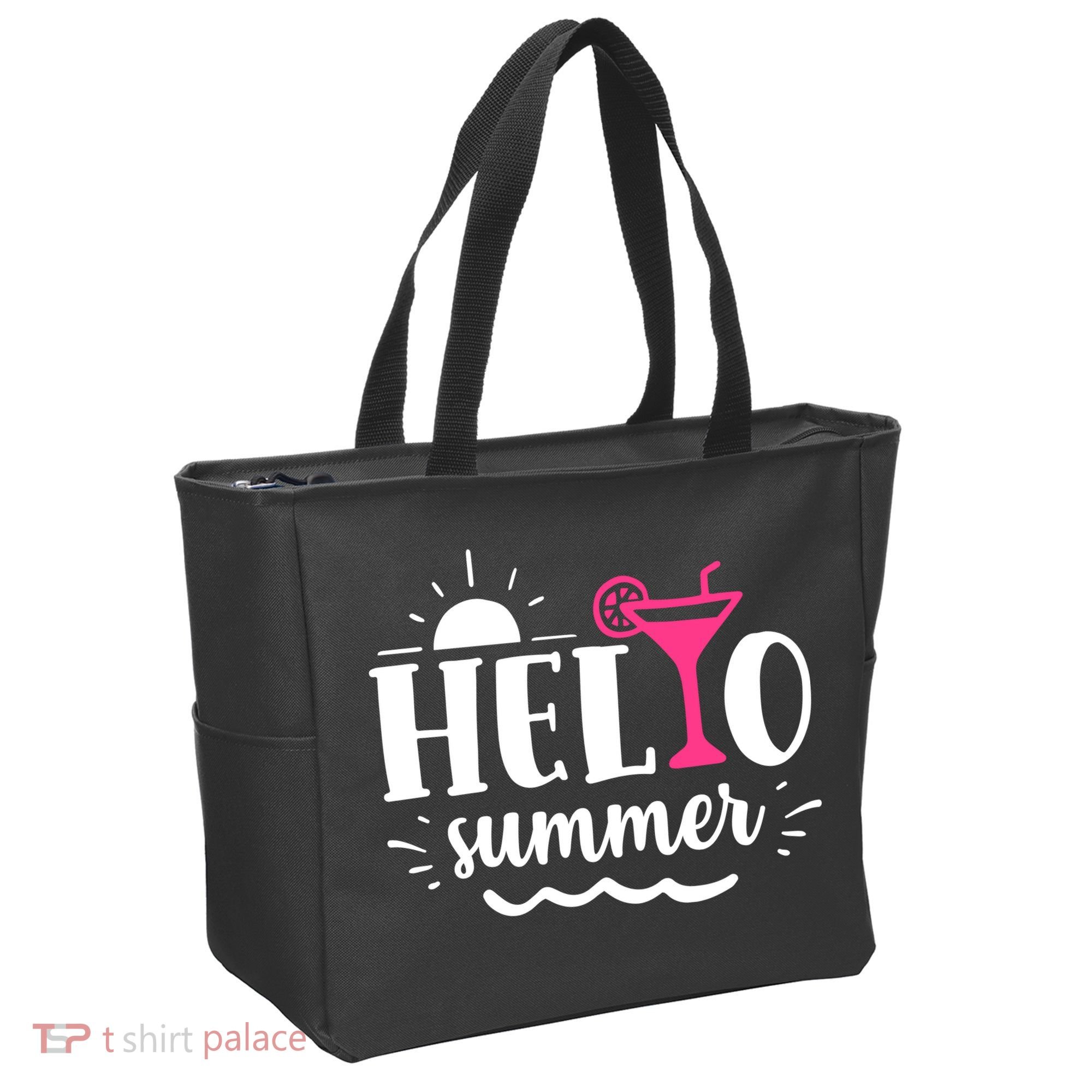 Hello Summer Vacation Fun Tote Bag
