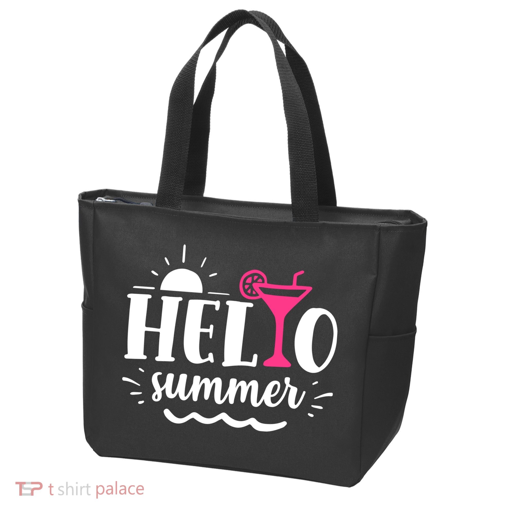 Hello Summer Vacation Fun Tote Bag