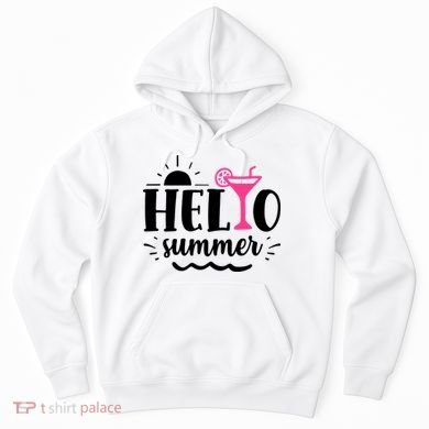 Hello Summer Vacation Fun Hoodie