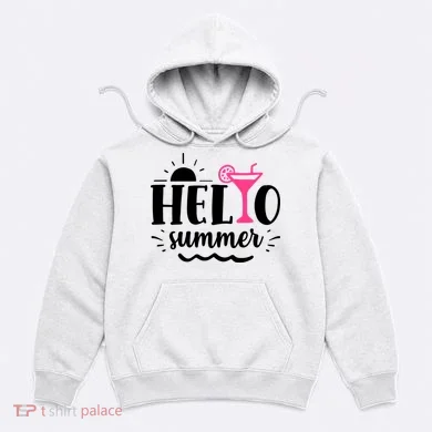 Hello Summer Vacation Fun Hoodie