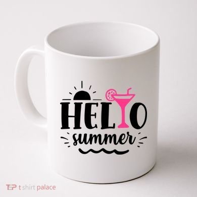 Hello Summer Vacation Fun Coffee Mug