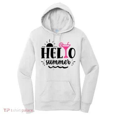 Hello Summer Vacation Fun Women's Hoodie