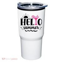 Hello Summer Vacation Fun Tumbler thumb 0