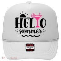 Hello Summer Vacation Fun Hat thumb 0