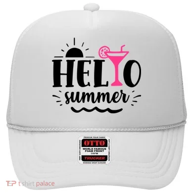 Hello Summer Vacation Fun Hat