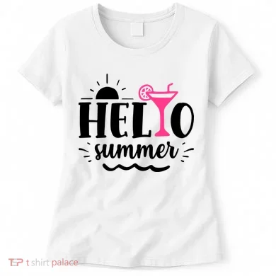 Hello Summer Vacation Fun Women's T-Shirt