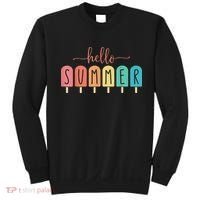 Hello Summer Vacation Ice Cream Popsicle Ice Lolly Sweatshirt thumb 0
